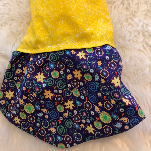 Cute custom made dog dress12-14 lbs spring - Picture 2 of 9